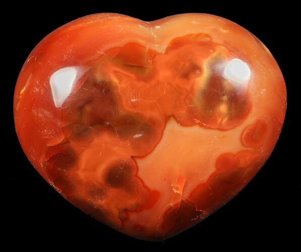 Colorful Carnelian Agate Heart #59487